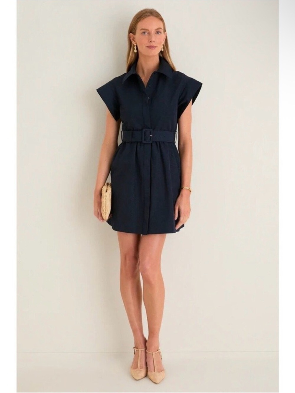 TUCKERNUCK Chloe Mini Dress Navy Size L